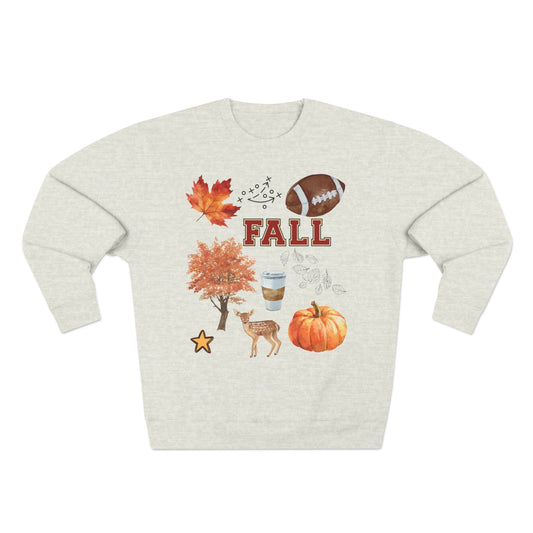 Fall Nostalgia Crewneck Grey